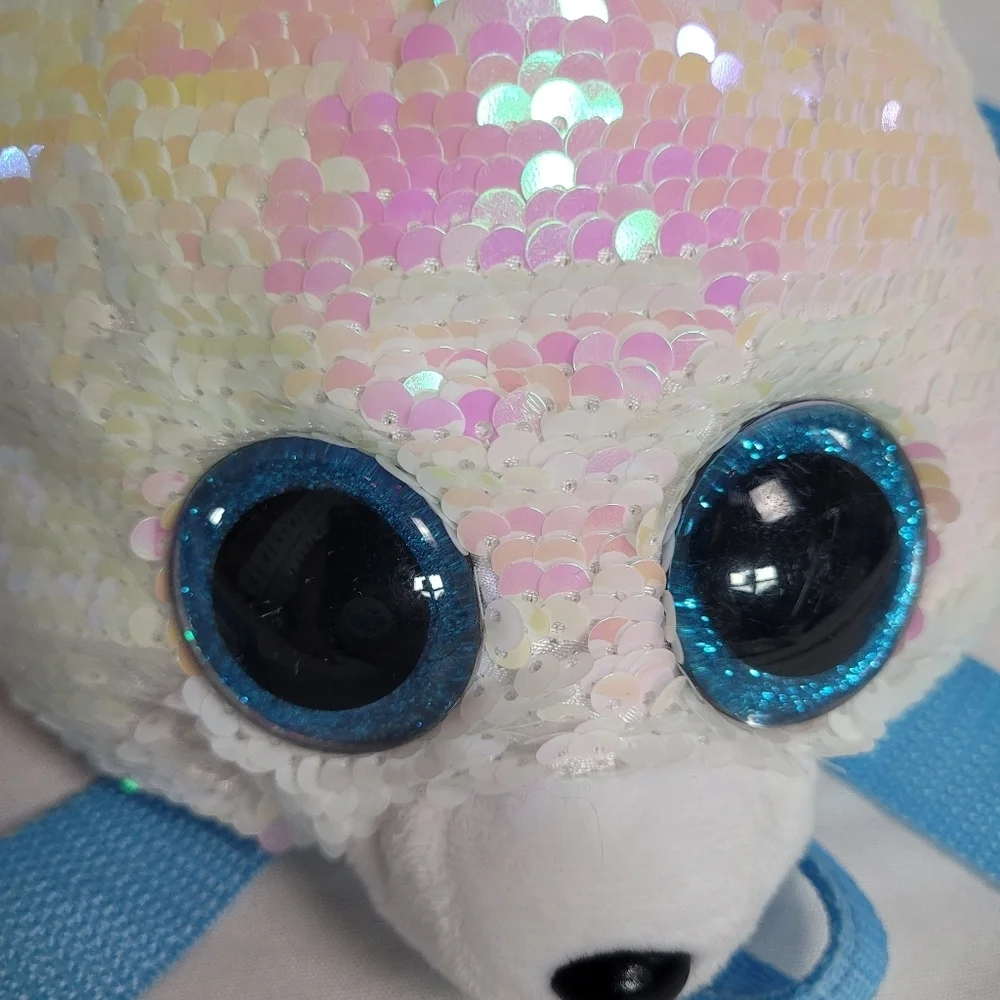 Ty Icy The Seal Sequin Kids Plush Backpack